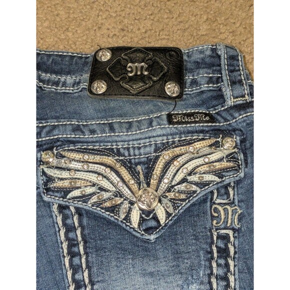 Miss Me Distressed Skinny Jeans Size 30 Miss Me Women's Jeans - Picture 9 of 10
